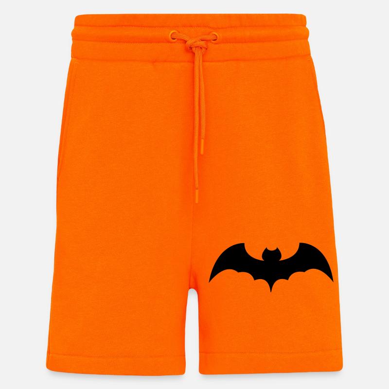 bat - Shorts - made by SPREAD - SUNSET ORANGE