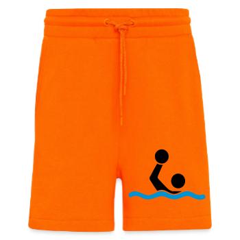 water polo - Short bio décontracté fabriqué en UE - SUNSET ORANGE - Devant