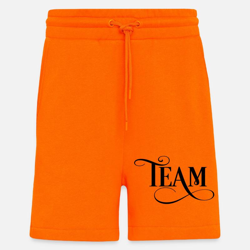 team - Shorts - made by SPREAD - SUNSET ORANGE