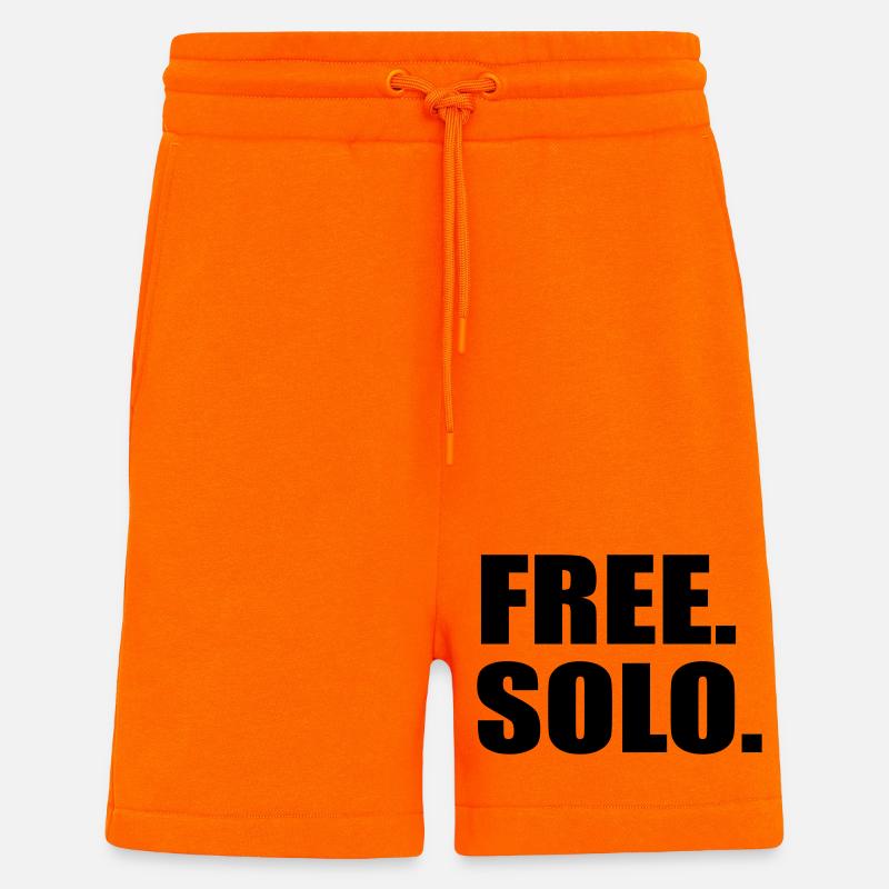 escalade - Short bio décontracté fabriqué en UE - SUNSET ORANGE