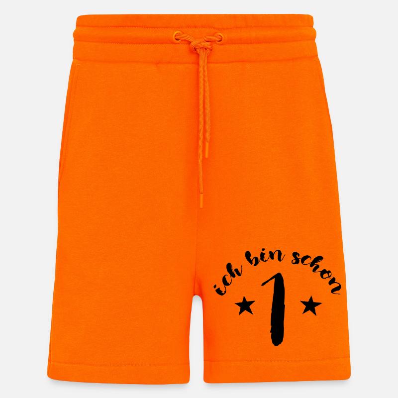 Ich bin schon 1 - T-Shirt - Shorts - made by SPREAD - SUNSET ORANGE