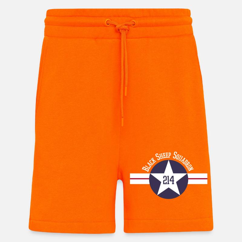 WMF 214 Geschwader - Shorts - made by SPREAD - SUNSET ORANGE