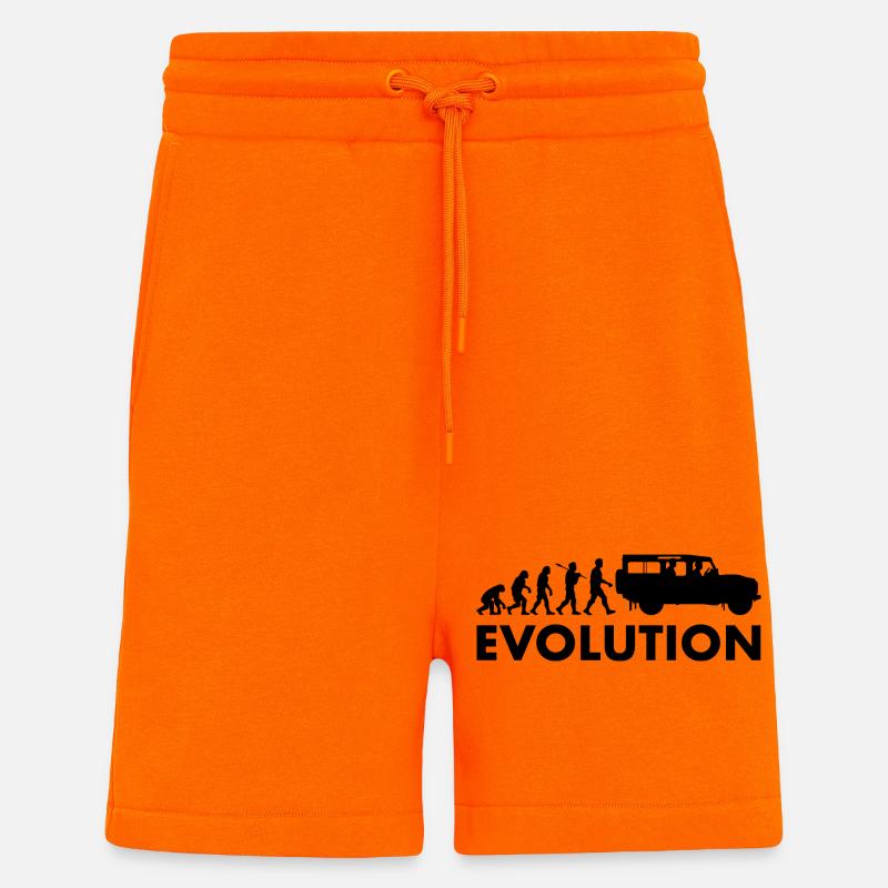 Defender 110 Evolution - Shorts - made by SPREAD - SUNSET ORANGE