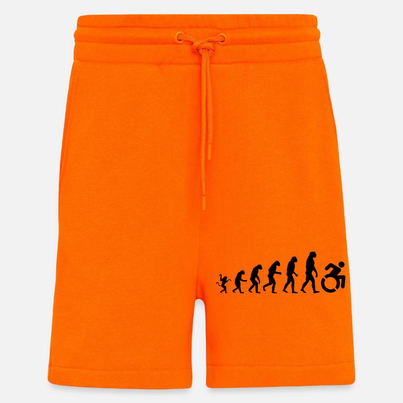 Evolution des Rollstuhls * - Shorts - made by SPREAD - SUNSET ORANGE