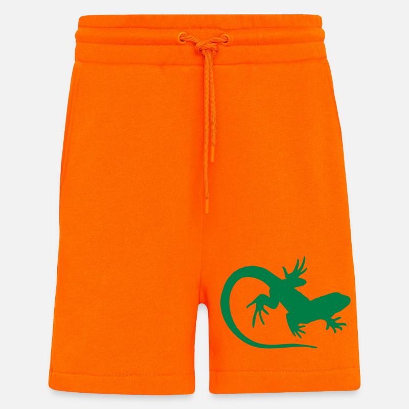 lizard - Shorts - made by SPREAD - SUNSET ORANGE