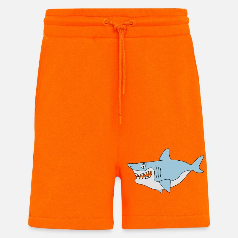 Shark Lächeln - Shorts - made by SPREAD - SUNSET ORANGE