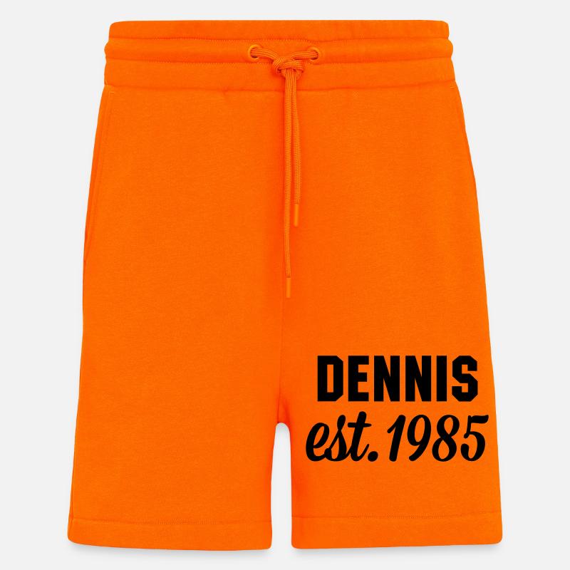 Dennis est 1985 - Shorts - made by SPREAD - SUNSET ORANGE