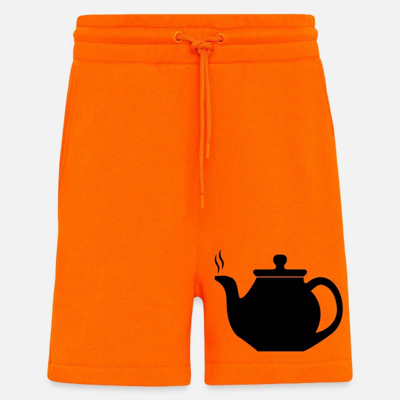 teapot - Shorts - made by SPREAD - SUNSET ORANGE