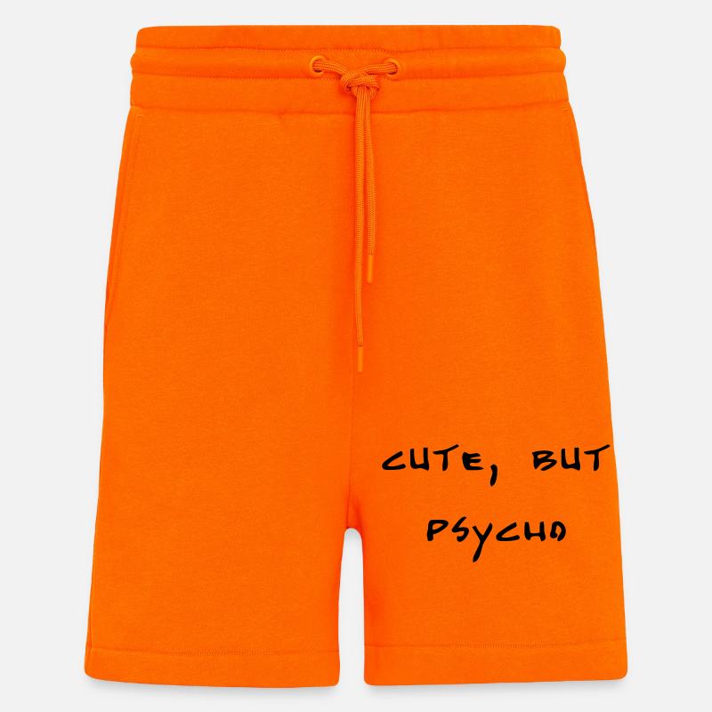 cute, but psycho - Shorts - made by SPREAD - SUNSET ORANGE