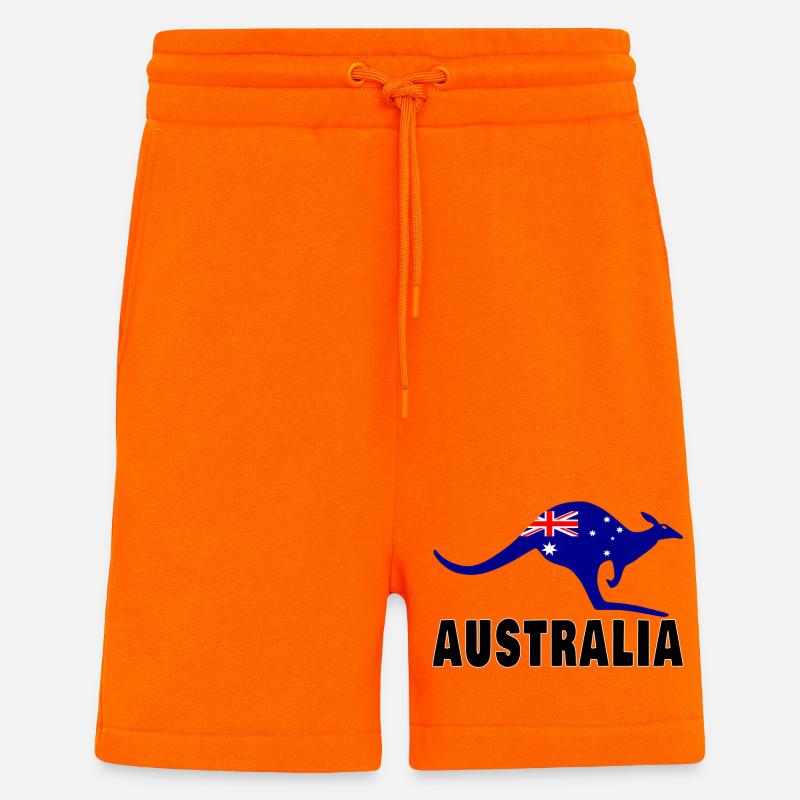 Australia Kangaroo / Gift / Gift Idea - Shorts - made by SPREAD - SUNSET ORANGE