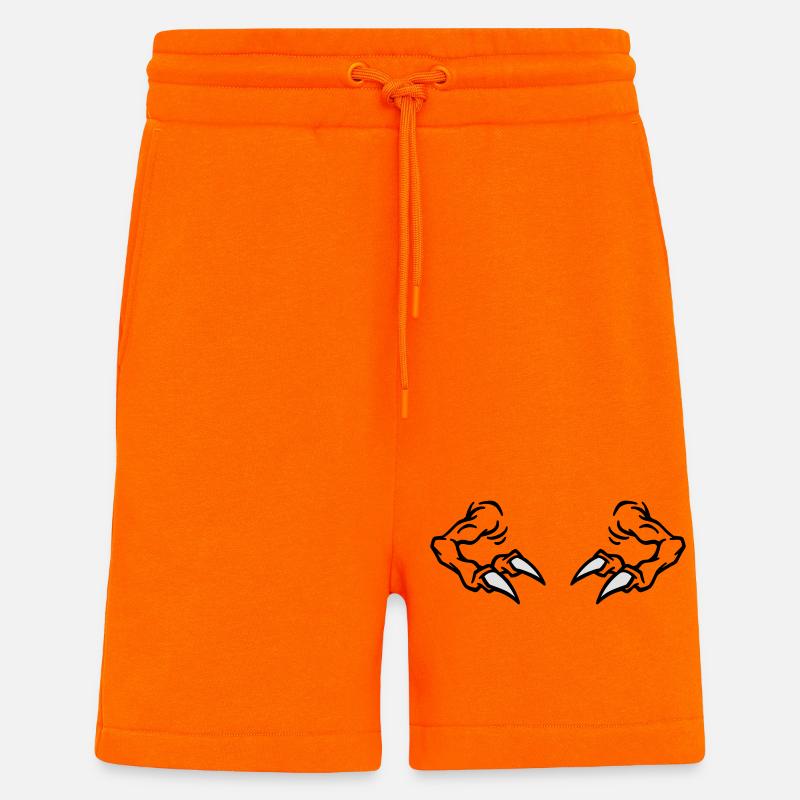 T-Rex forelegs - Shorts - made by SPREAD - SUNSET ORANGE