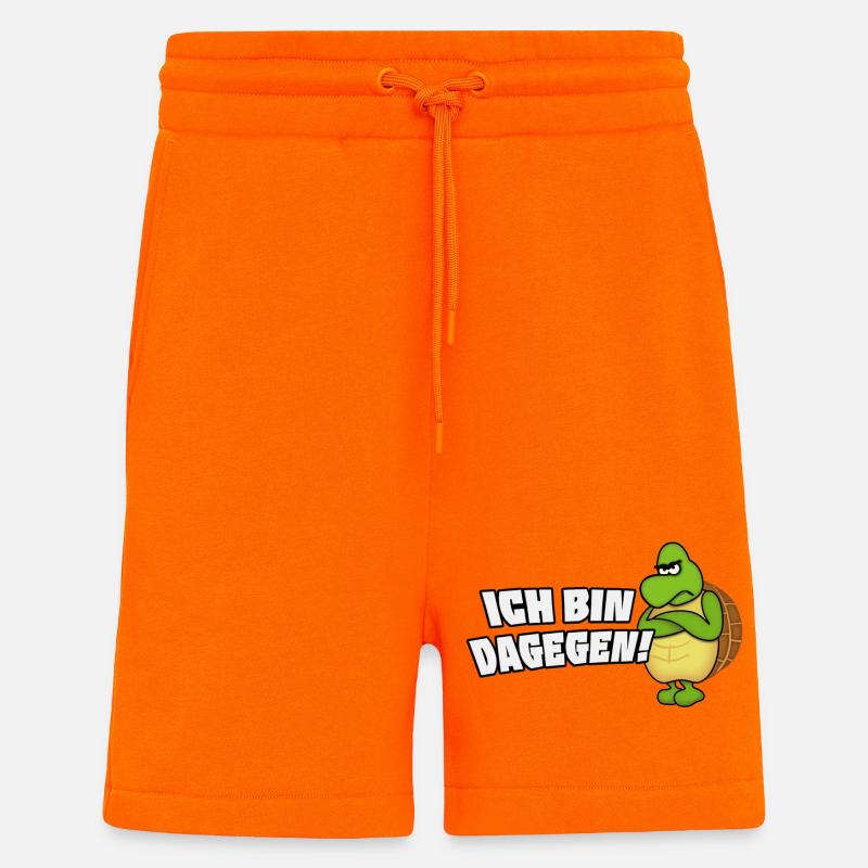 ich bin dagegen - Shorts - made by SPREAD - SUNSET ORANGE