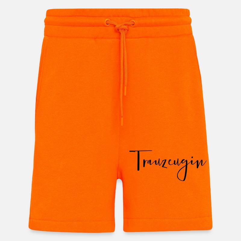 Trauzeugin Freundin Junggesellinnenabschied - Shorts - made by SPREAD - SUNSET ORANGE