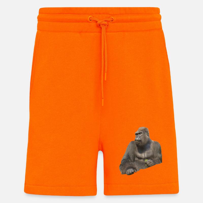 gorilla - Short bio décontracté fabriqué en UE - SUNSET ORANGE