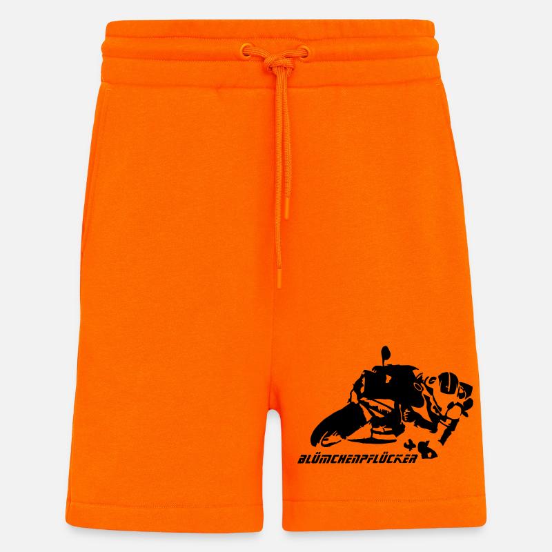Blümchen-Pflücker Hanging off - Shorts - made by SPREAD - SUNSET ORANGE