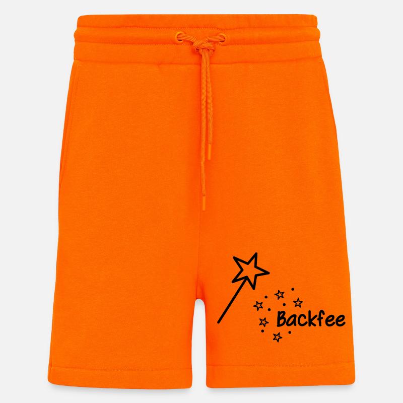 Backfee - Short bio décontracté fabriqué en UE - SUNSET ORANGE