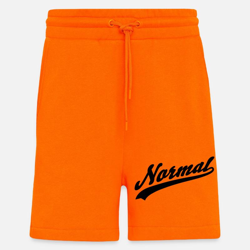 normal - Short bio décontracté fabriqué en UE - SUNSET ORANGE
