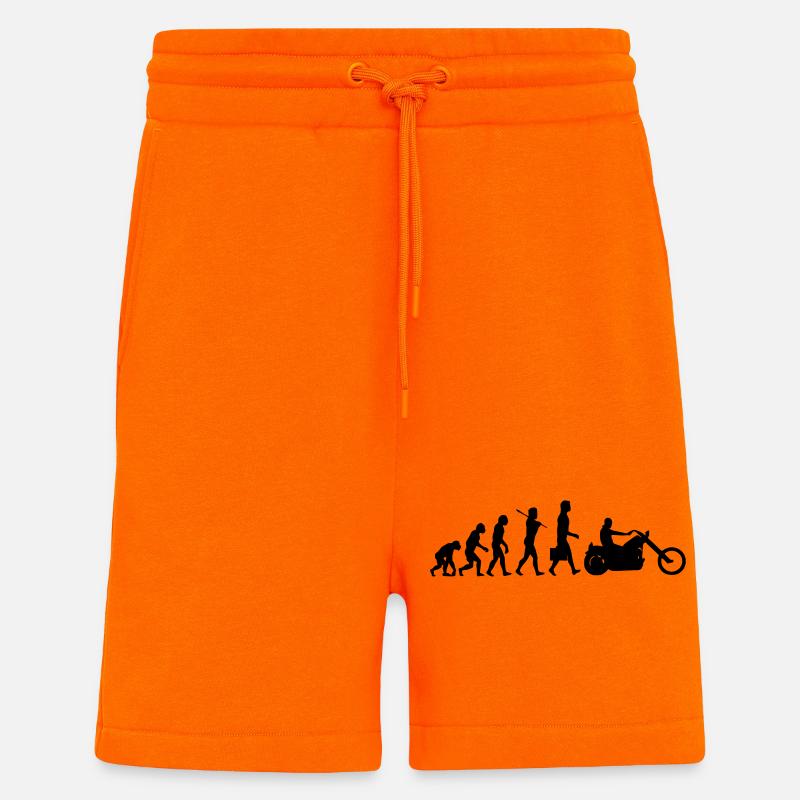 evolution_chopper - Shorts - made by SPREAD - SUNSET ORANGE