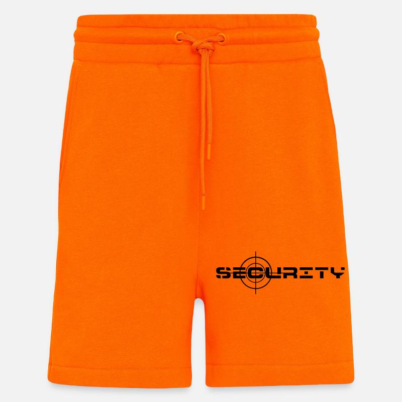 Security, Sicherheitsdienst, Objektschutz - Shorts - made by SPREAD - SUNSET ORANGE