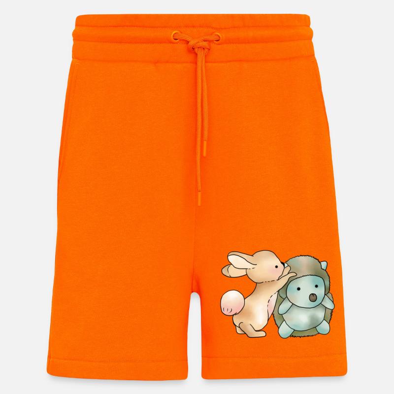 Hase und Igel - Shorts - made by SPREAD - SUNSET ORANGE
