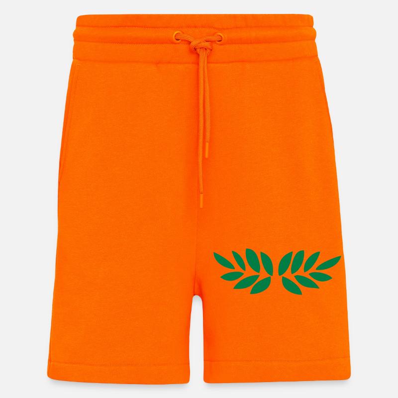 Lorbeerkranz - Shorts - made by SPREAD - SUNSET ORANGE