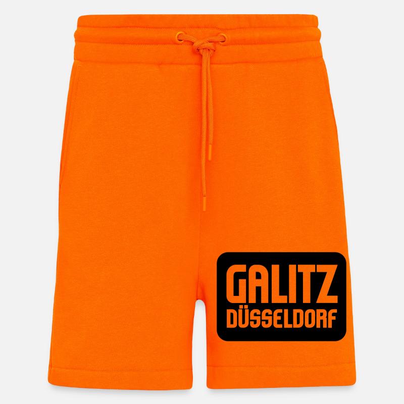 Galitz Logo - Shorts - made by SPREAD - SUNSET ORANGE