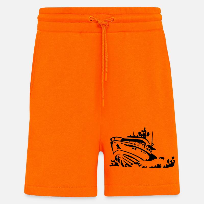Motorboot - Shorts - made by SPREAD - SUNSET ORANGE