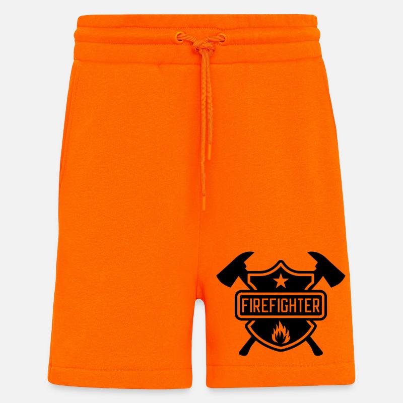 Firefighter - Short bio décontracté fabriqué en UE - SUNSET ORANGE