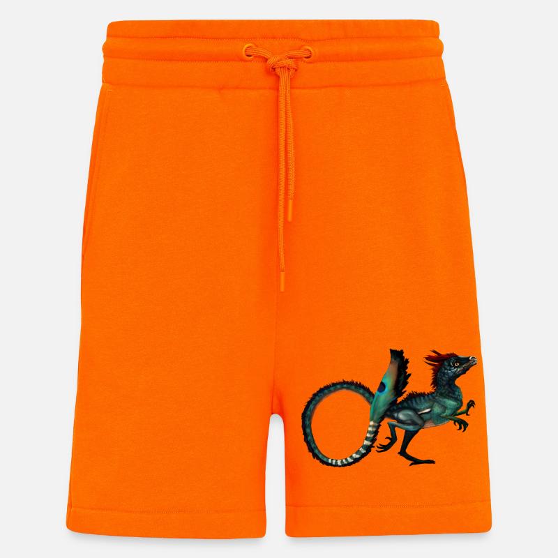 dinosaur - Shorts - made by SPREAD - SUNSET ORANGE