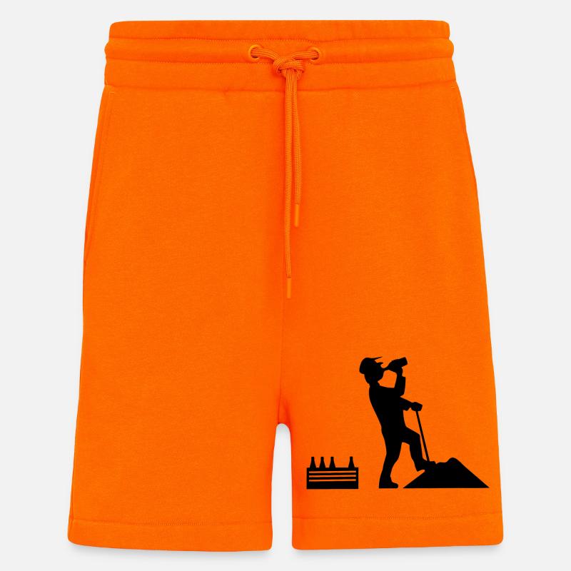 Construction worker - Shorts - made by SPREAD - SUNSET ORANGE