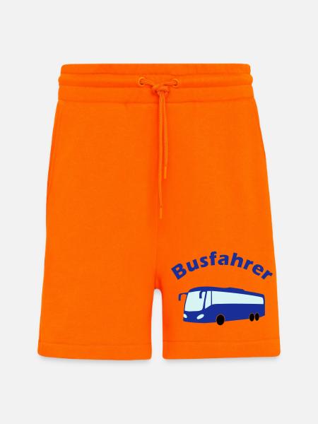 Busfahrer Design - Shorts - made by SPREAD - SUNSET ORANGE