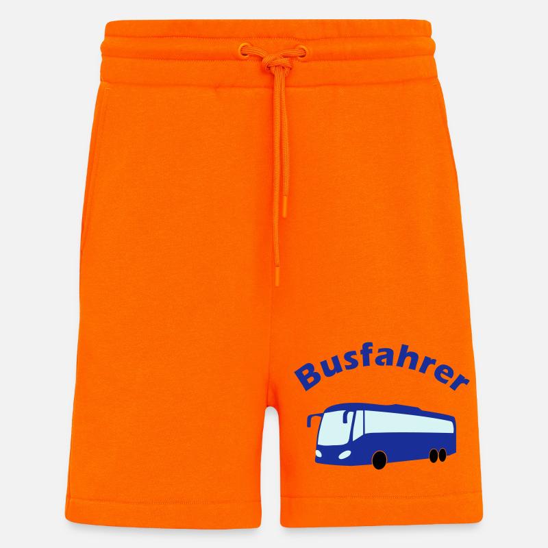 Busfahrer Design - Shorts - made by SPREAD - SUNSET ORANGE