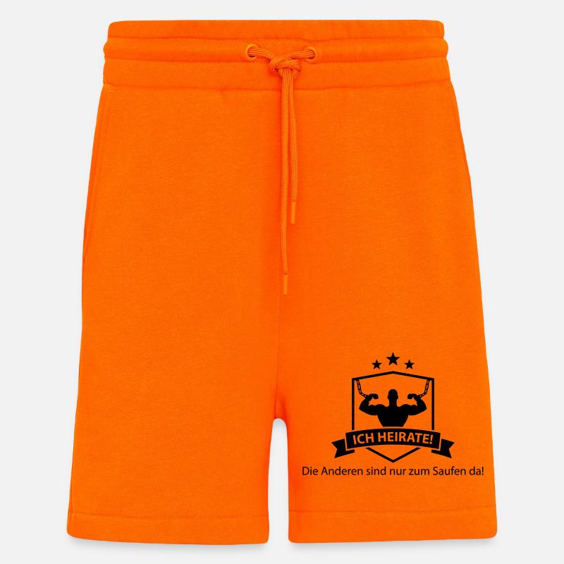 ich_heirate - Shorts - made by SPREAD - SUNSET ORANGE
