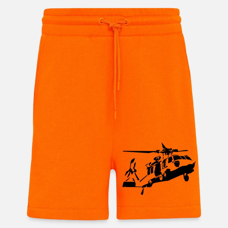 Hubschrauber - Shorts - made by SPREAD - SUNSET ORANGE