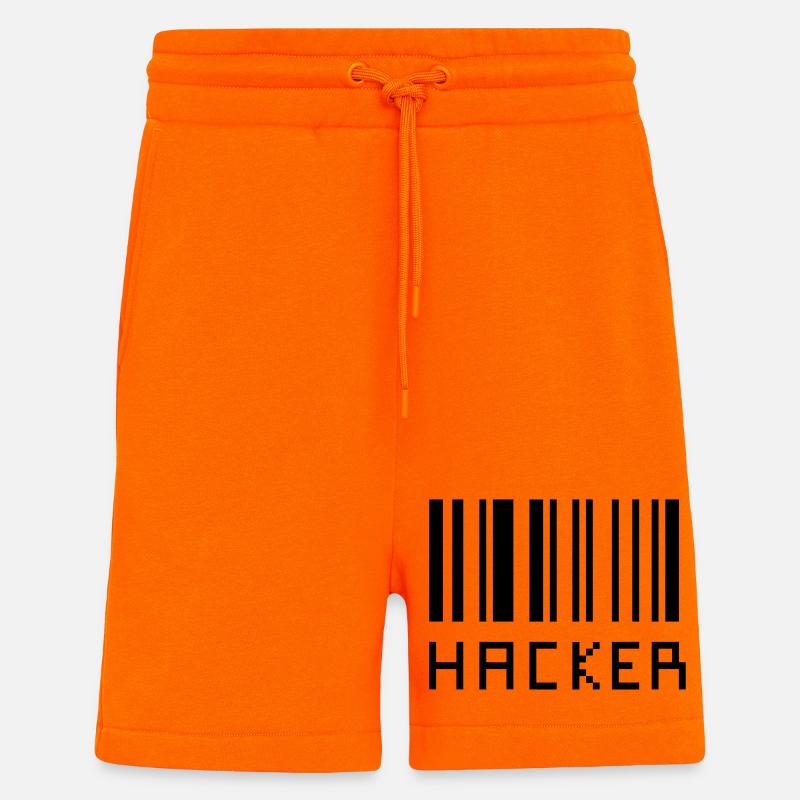 Hacker - Short bio décontracté fabriqué en UE - SUNSET ORANGE