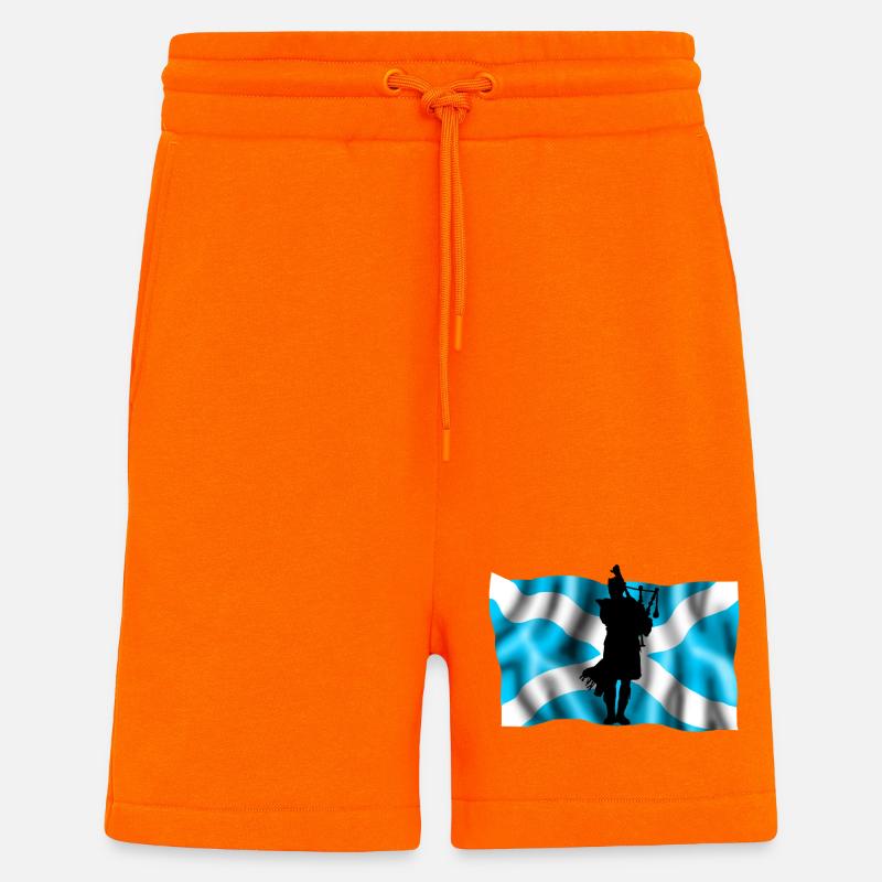 ecosse - Short bio décontracté fabriqué en UE - SUNSET ORANGE