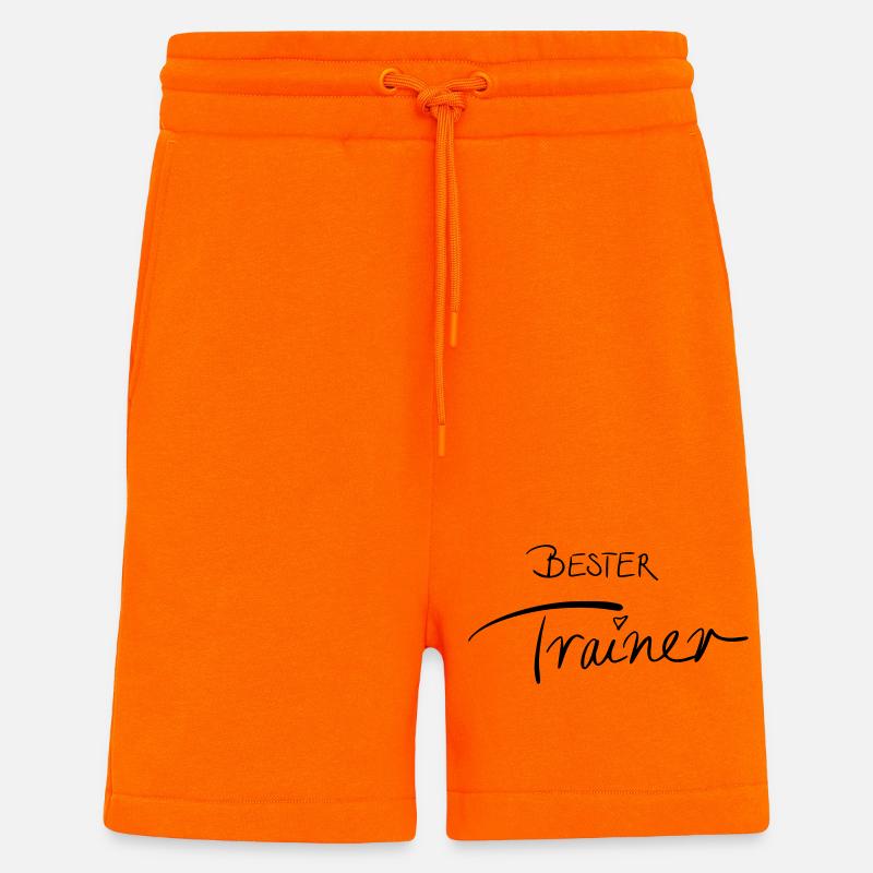 Bester Trainer - Shorts - made by SPREAD - SUNSET ORANGE