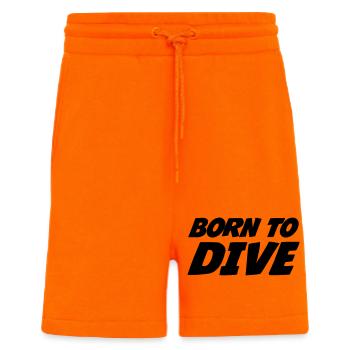 Born to dive - Short bio décontracté fabriqué en UE - SUNSET ORANGE - Devant