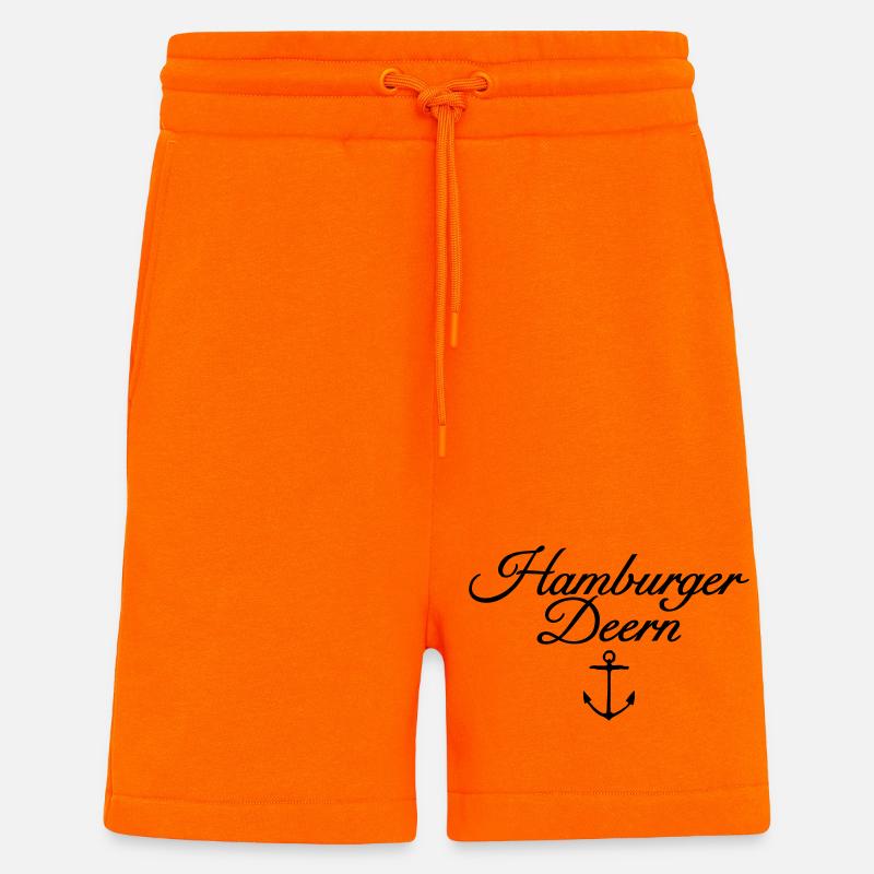 Hamburger Deern Classic Anker Hamburg - Shorts - made by SPREAD - SUNSET ORANGE