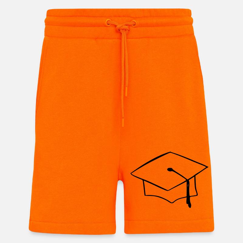 Chapeau de fin d’année - Short bio décontracté fabriqué en UE - SUNSET ORANGE