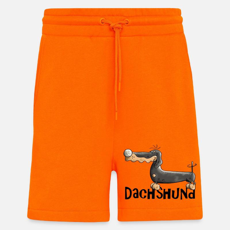 Desideria der Dackel - Shorts - made by SPREAD - SUNSET ORANGE