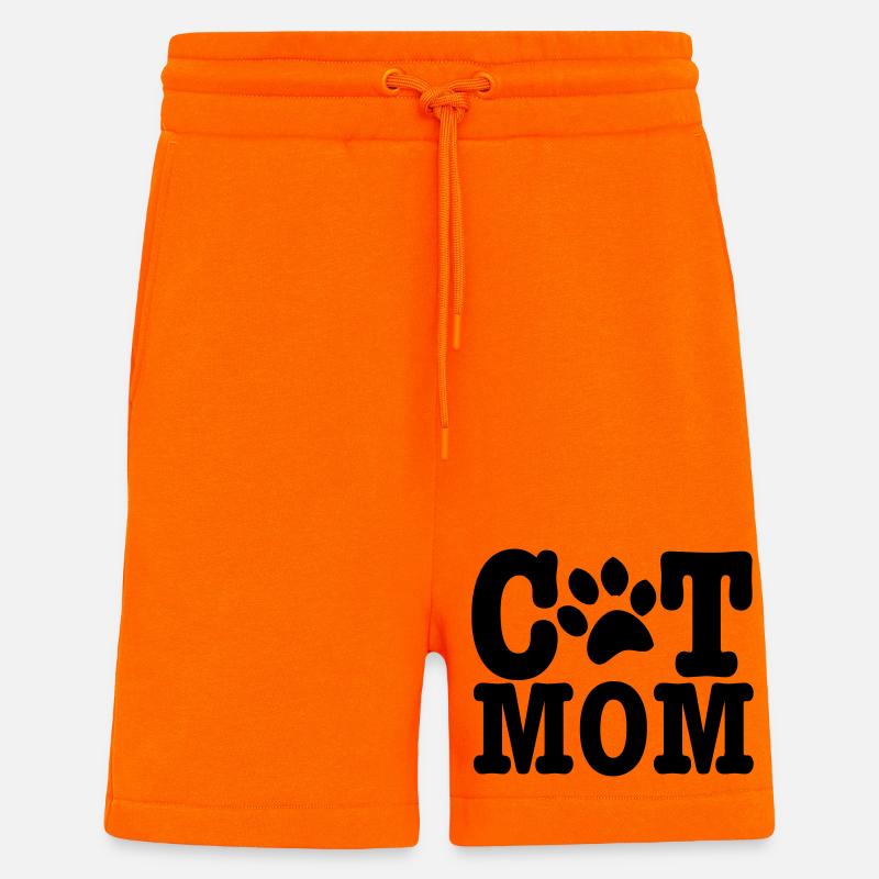 chat - Short bio décontracté fabriqué en UE - SUNSET ORANGE