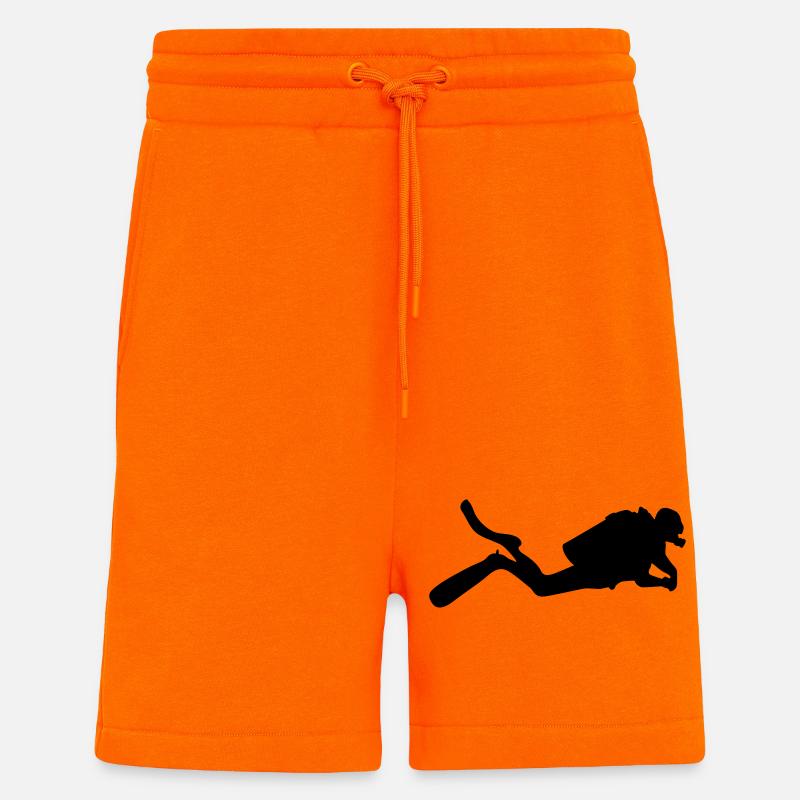 Gerätetauchen - Shorts - made by SPREAD - SUNSET ORANGE