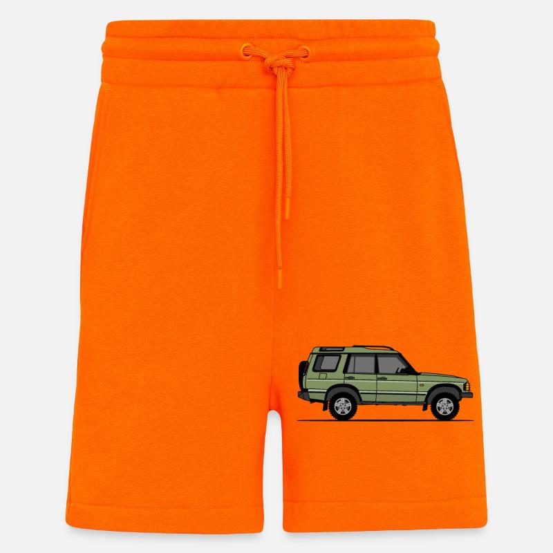Entdeckung 2 Grün - Shorts - made by SPREAD - SUNSET ORANGE