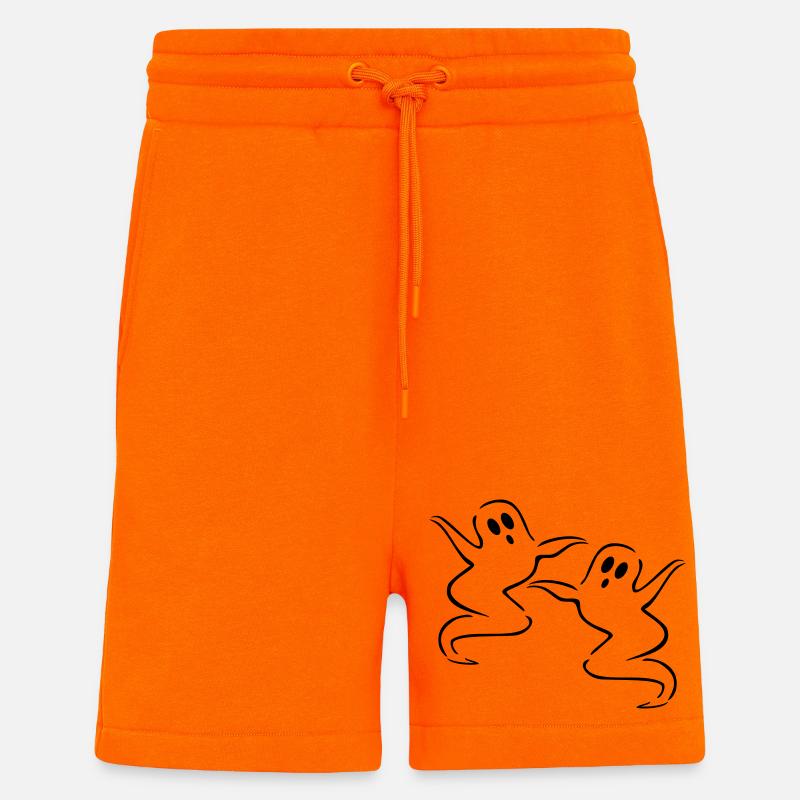 ghost - Shorts - made by SPREAD - SUNSET ORANGE
