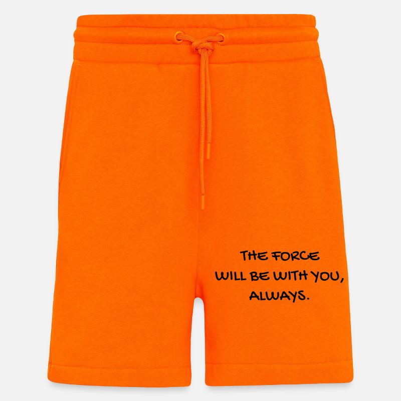 Cinéma / Citation / Série télé / Geek - Short bio décontracté fabriqué en UE - SUNSET ORANGE