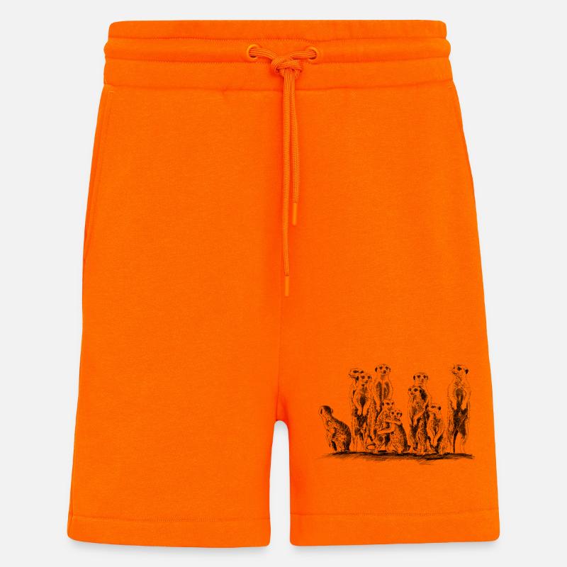 Erdmännchen - Shorts - made by SPREAD - SUNSET ORANGE