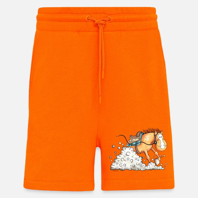 Westernpferd im Slide - Shorts - made by SPREAD - SUNSET ORANGE