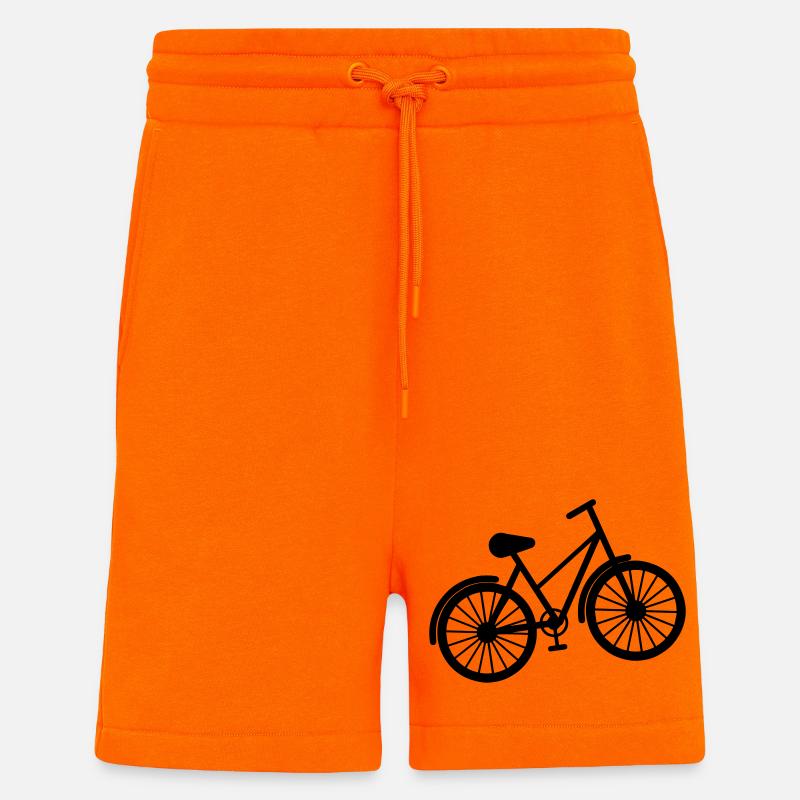 bicycle - Shorts - made by SPREAD - SUNSET ORANGE