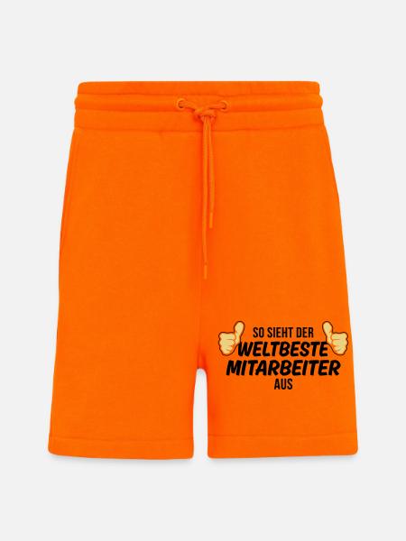 der weltbeste mitarbeiter - Shorts - made by SPREAD - SUNSET ORANGE